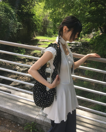 Miruka Dot String Crossbody Bag